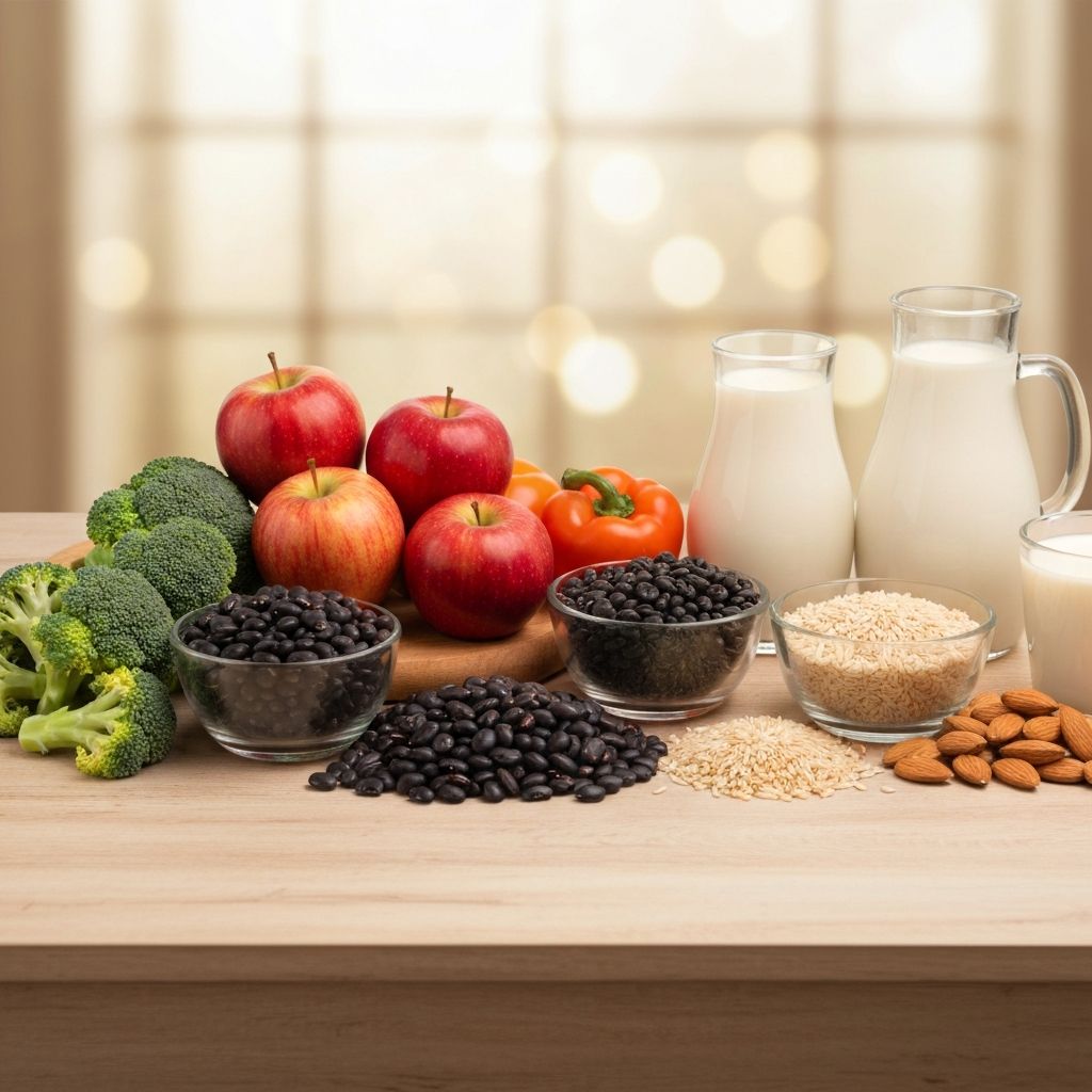 Common food groups and nutrition